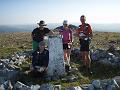 Day 5 - team pic on Tair Carn Isaf